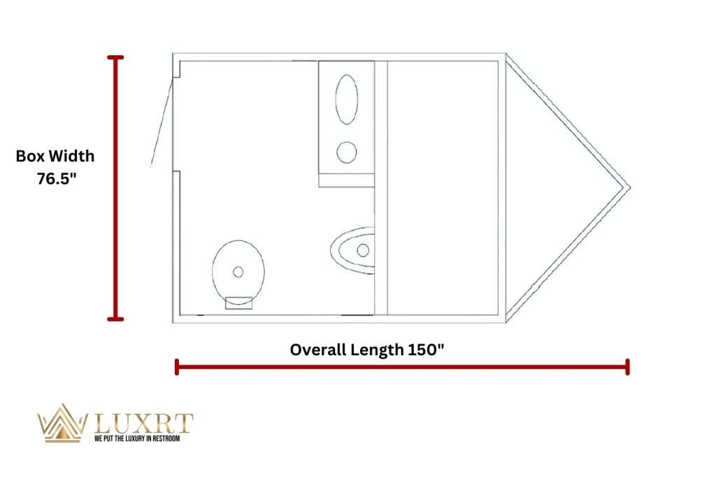 OI 1 Station restroom size